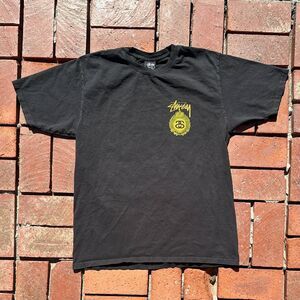 Vintage Stussy International Posse Tee Size Medium Black